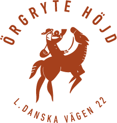 Röd logotype för Örgryte Höjd